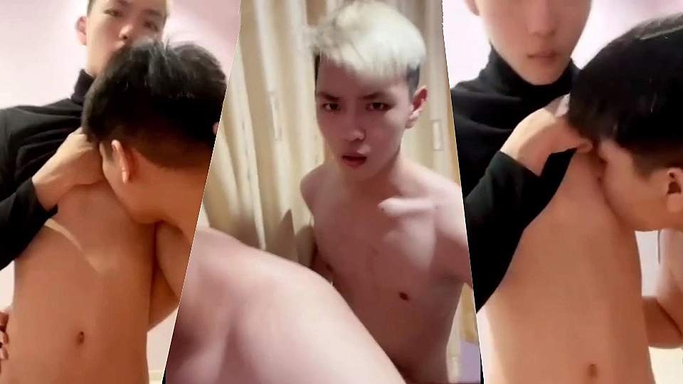 小奶狗被黄毛后入